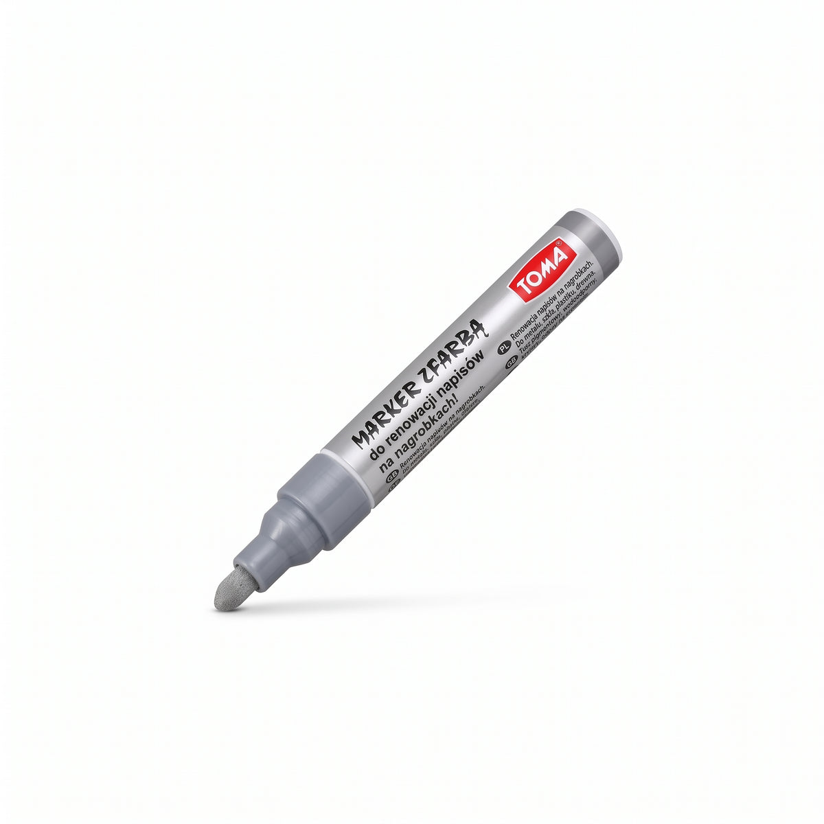 Wodoodporny pisak do renowacji liter — Srebrny